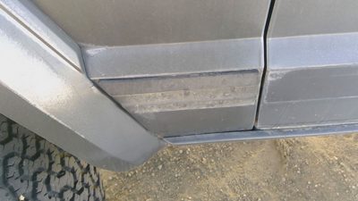 1985 Jeep Cherokee Driver Left Moulding From Fender Oem Trim Strip Gray