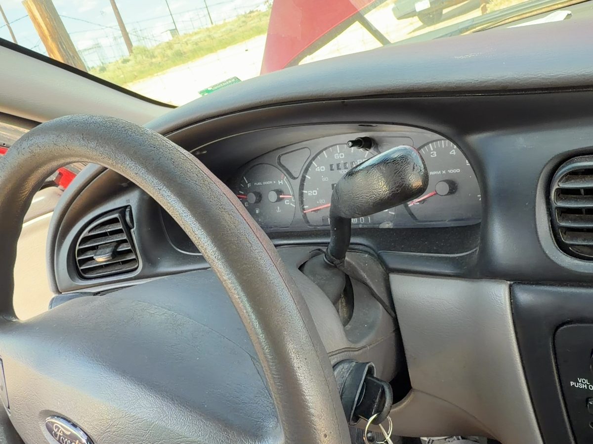 00-03 Ford Taurus Steering Column Assembly Oem Tilt Wheel Cruise Control Gray