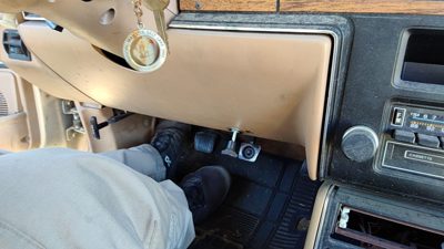 1984 Ford Tempo Lower Dash Under Column Knee Bolster Trim Panel Oem Tan