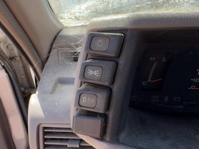 1991-1995 Isuzu Pup Headlight Switch Buttons From Dash Oem Gray 8943837640