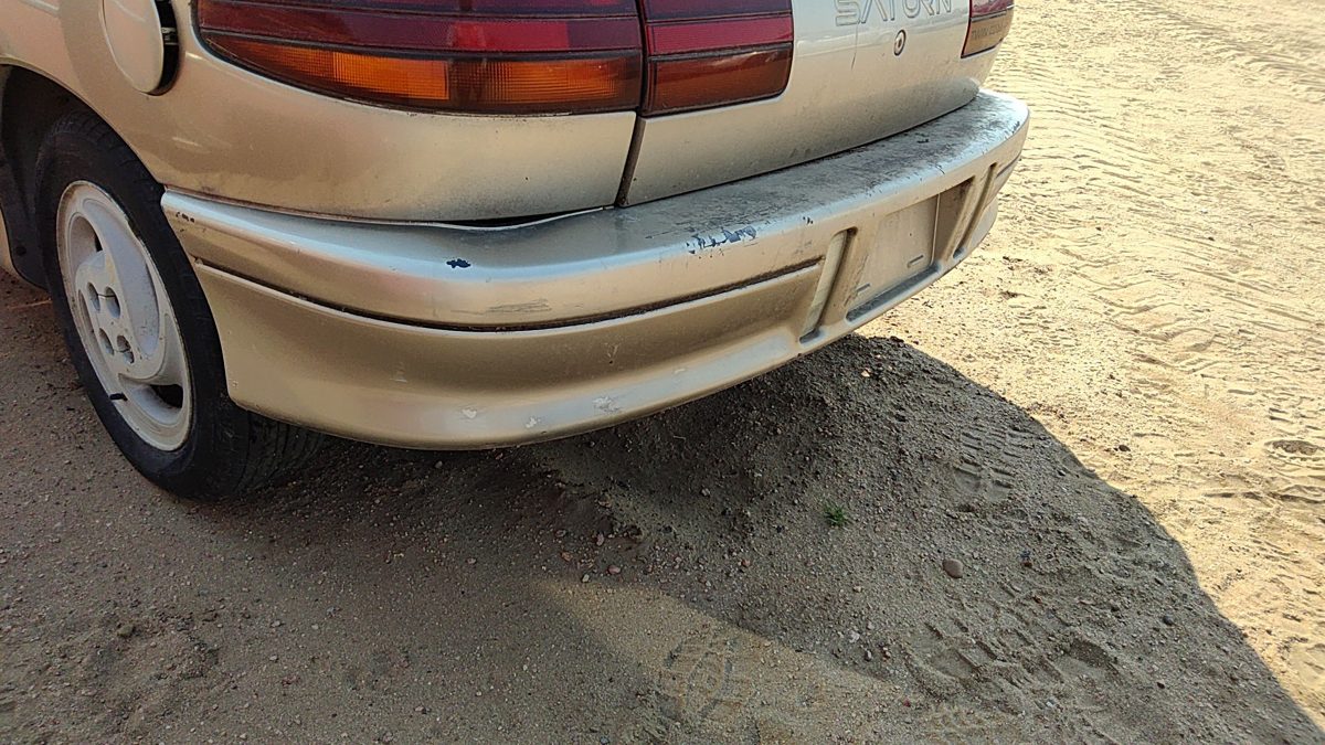 1991-1996 Saturn Sc2 Coupe Rear Bumper Cover Assembly Oem Back Gold 21080833
