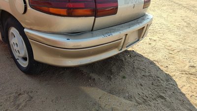 1991-1996 Saturn Sc2 Coupe Rear Bumper Cover Assembly Oem Back Gold 21080833