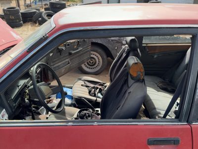 1987-1988 Toyota Fx Driver Left Front Side Window Door Glass Oem 681121A220