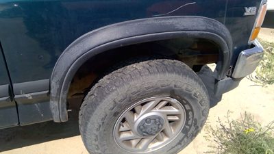 1993 Dodge Dakota Passenger Right Front Wheel Flare Oem Fender Moulding