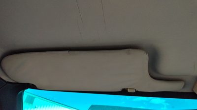 1985-1986 Toyota Camry Driver Left Sun Visor Oem Gray