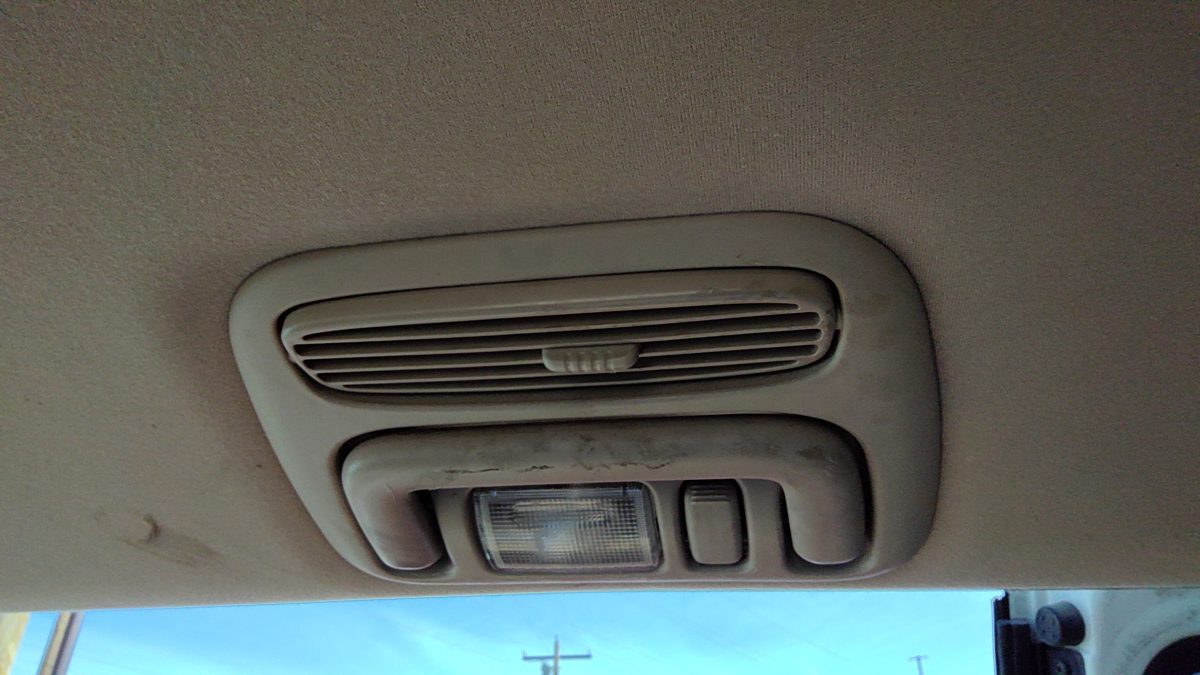 04 Sienna Passenger Right Second Row Rear Grab Handle Dome Light Oem Fawn 41