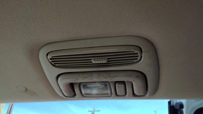 04 Sienna Passenger Right Second Row Rear Grab Handle Dome Light Oem Fawn 41
