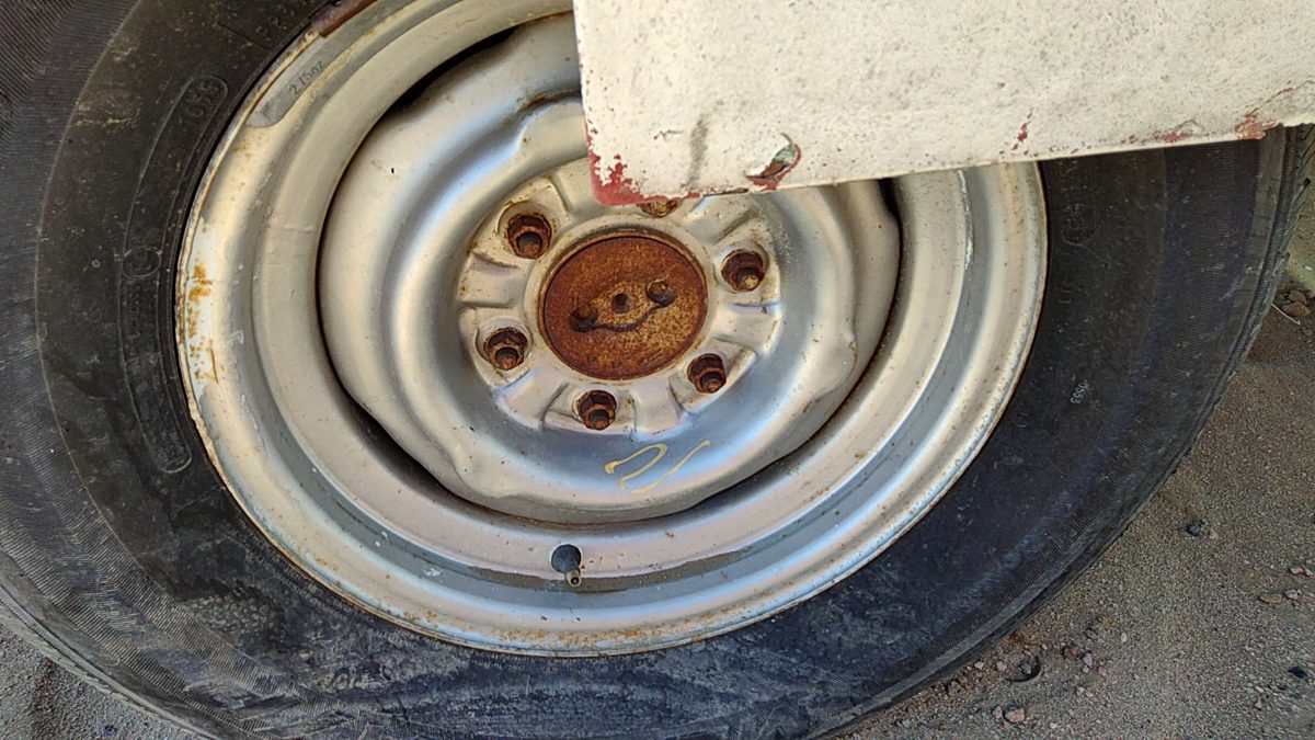 1971-1995 Chevy Van G20 15" Steel Wheel Oem Factory 6 Lug Rim #2 15596726