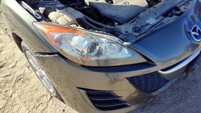 2010 2011 2012 2013 Mazda 3 Passenger Right Head Light Oem Front Lamp