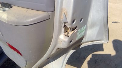1993 Ford Explorer Passenger Right Rear Door Latch With Rods/Cables Oem Back