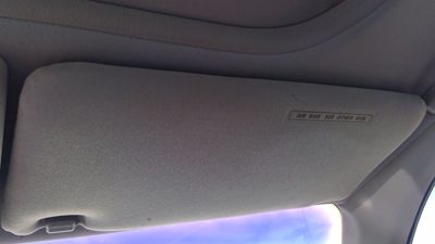 1995-1997 Acura Tl Passenger Right Sun Visor Oem Gray
