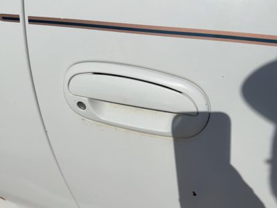 1997-2004 Ford F150 Passenger Right Front Outside Door Handle Oem White Yz