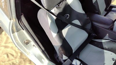 00-05 Eclipse Passenger Right Front Seat Belt Retractor Shoulder Black