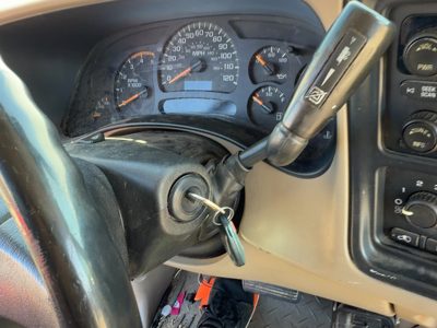 2003-2007 Chevy Silverado 2500 Steering Column Assembly Oem 6.6L Tan 52D