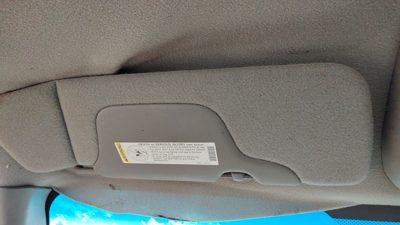 1999-2000 Chevy Silverado 1500 Driver Left Sun Visor Oem Gray 92D