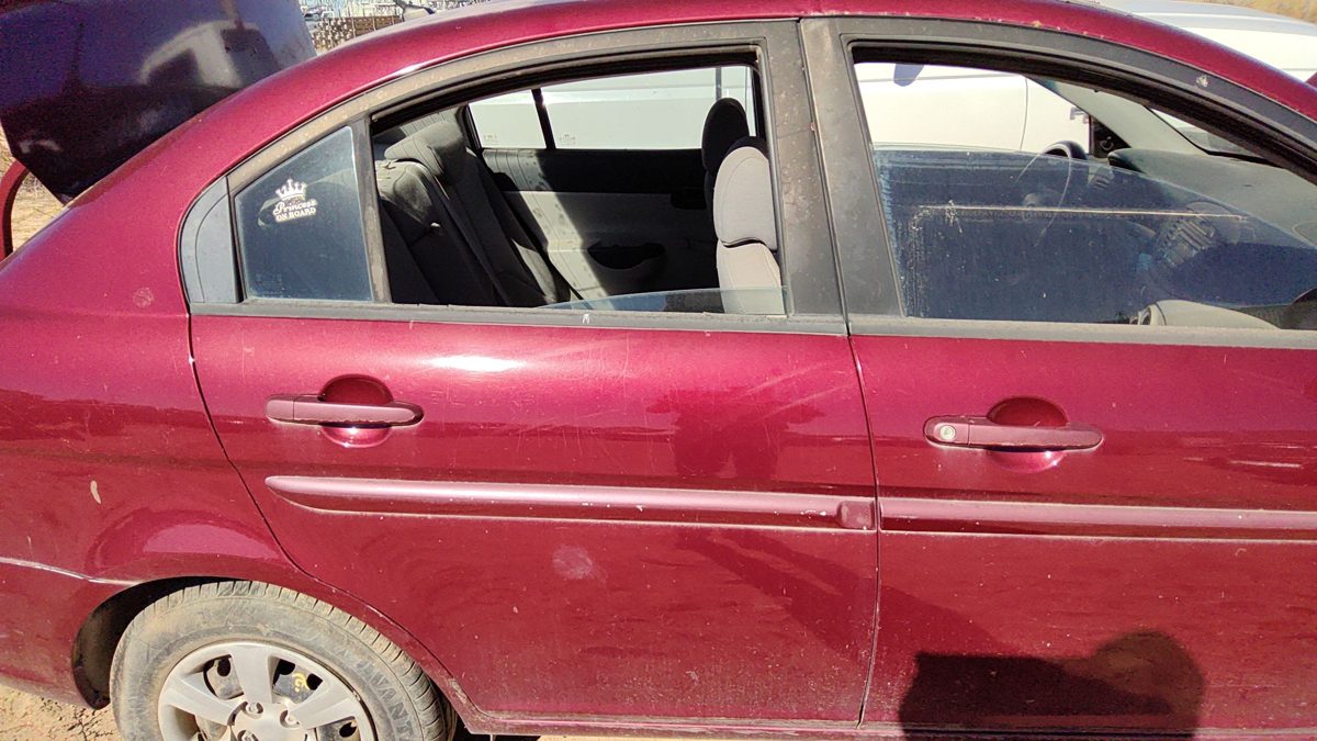 2007 Hyundai Accent Rear Door