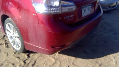 10-12 Lexus Hs250h Hybrid Rear Bumper Cover Assembly Oem Back Red 3r1 5215975902