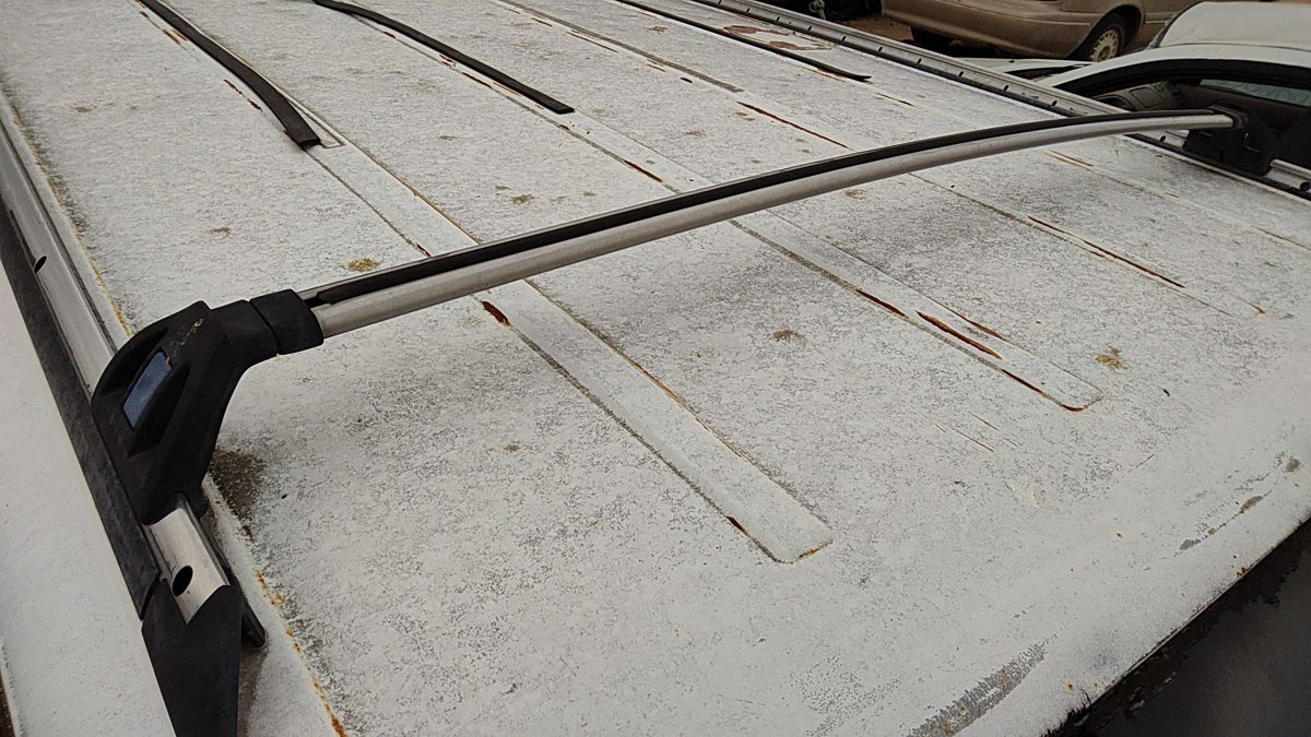 1992 Jeep Cherokee Luggage Rack Cross Bars Only Oem Roof
