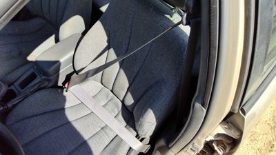 03-05 Chevy Cavalier Driver Left Front Seat Belt Retractor Oem Shoulder Gray 12C