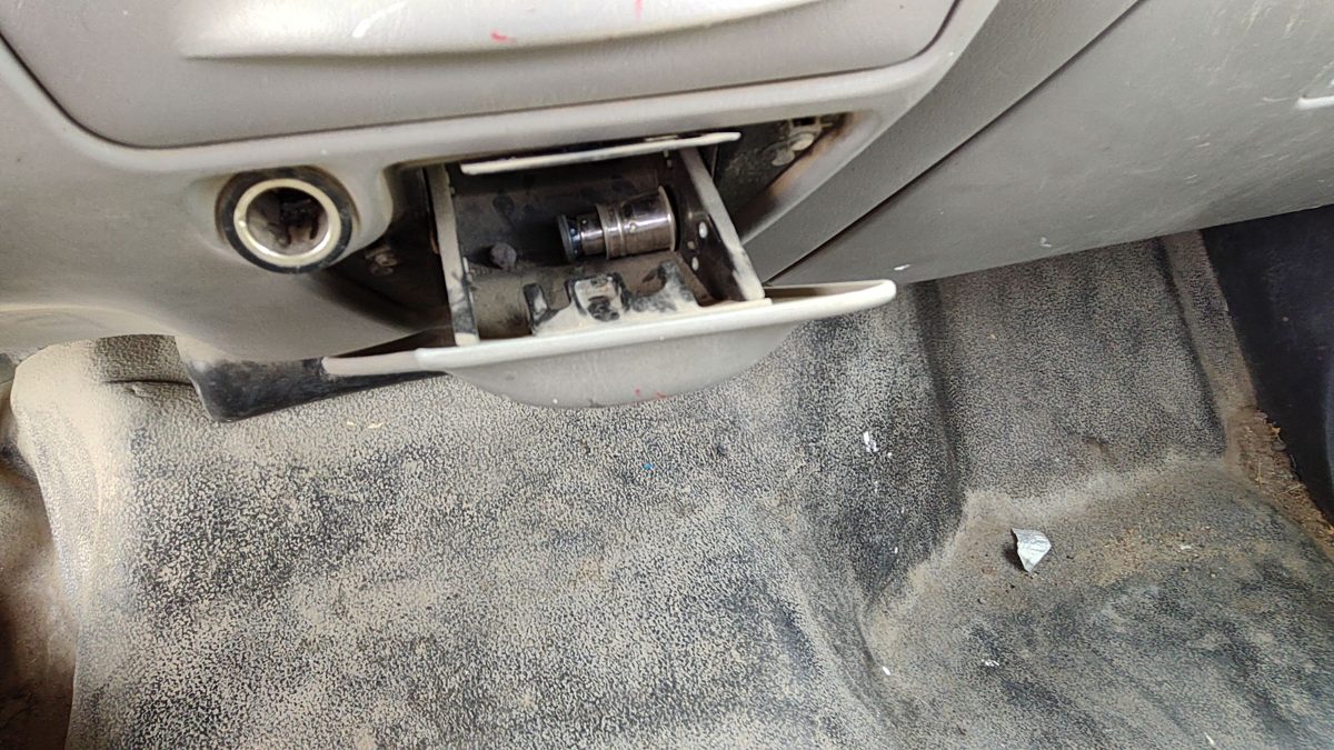 1999 F250 Super Duty Ash Tray Assembly Oem Slide Out Dash Gray