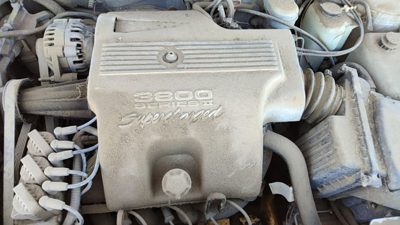 1997 Park Ave Ultra Engine Cover Top Plastic Shield Oem 3.8L Supercharged