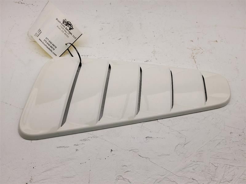 2013 Ford Mustang Driver Left Rear Window Quarter Glass Trim Cover Grille White