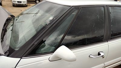1992-99 Buick Lesabre Driver Left Front Vent Window Small Door Glass With Frame