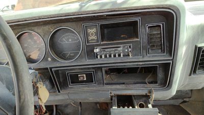 1984-1986 Dodge Ram W250 Trim Bezel Around Speedometer Oem Dash Surround Panel