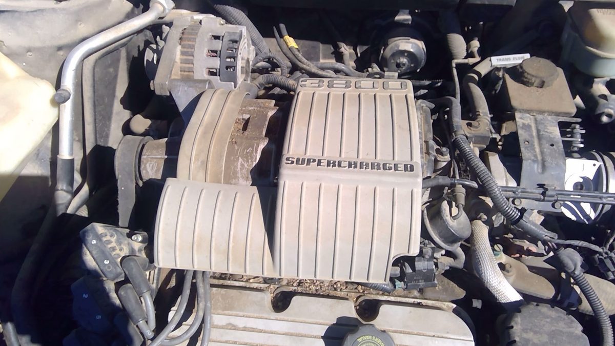 1992-1996 Buick Park Ave Engine Cover Top Plastic Shield Oem 3.8L Supercharged
