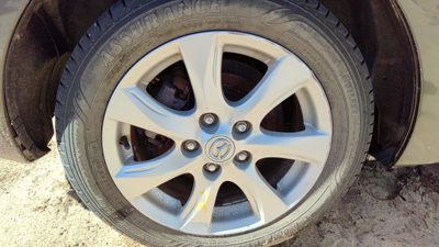 2010 2011 Mazda 3 16" Aluminum Wheel Oem 7 Spoke Rim #2