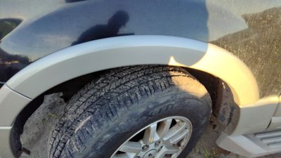 2008 Ford Expedition Driver Left Front Wheel Flare Moulding Oem Fender Ua Black