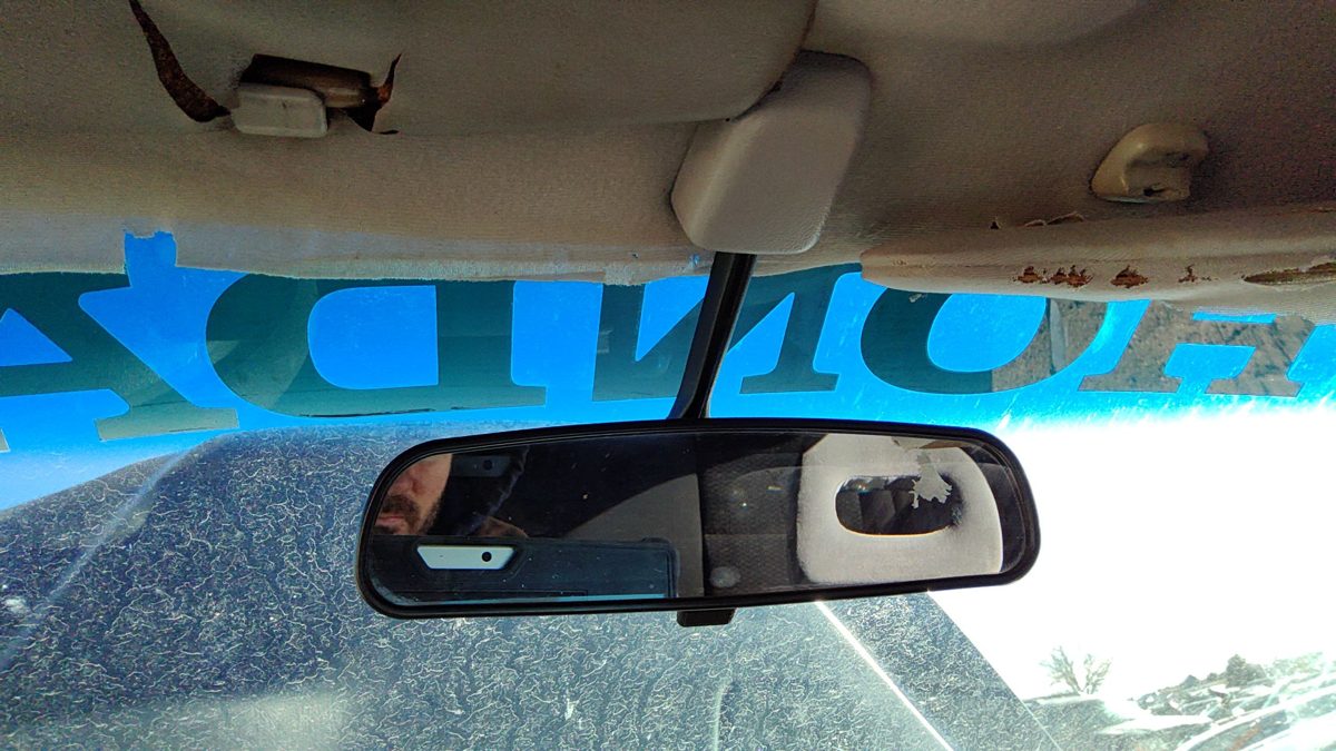 1996-2000 Honda Civic Inside Rear View Mirror Oem Windshield Mounted Coupe