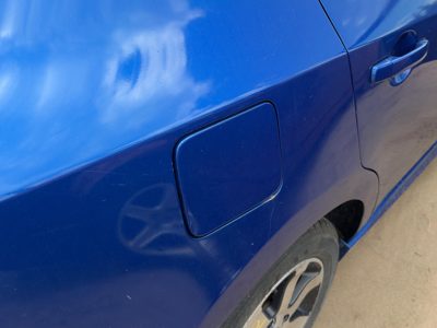 2007-2012 Nissan Sentra Fuel Tank Door With Hinge Gas Lid Oem Filler Blue B17