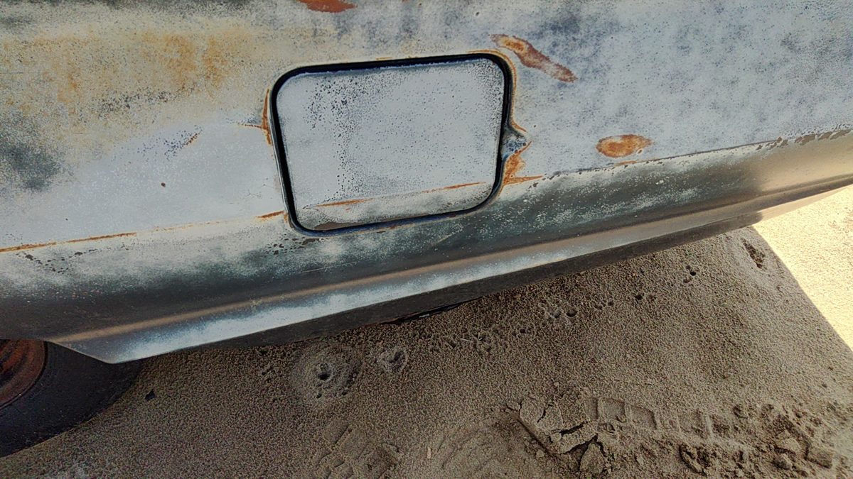 1964 Ford Thunderbird Coupe Fuel Tank Door With Hinge Gas Lid Oem Filler