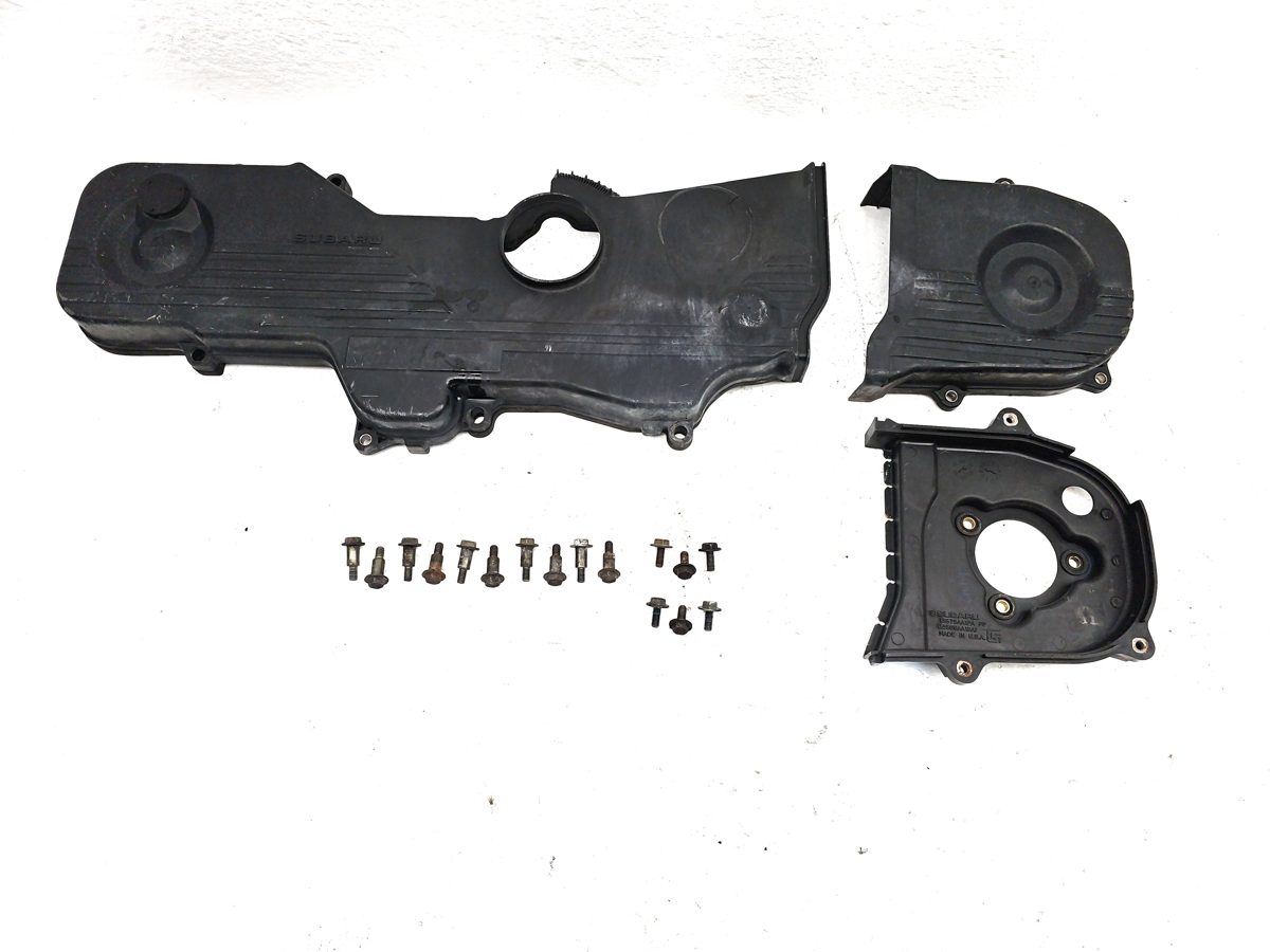00-05 Legacy Complete Set Of Timing Covers Oem Upper Lower Inner Outer 2.5L