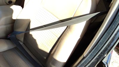 2005-2006 Land Rover Lr3 Driver Left Front Seat Belt Retractor Oem Shoulder Tan