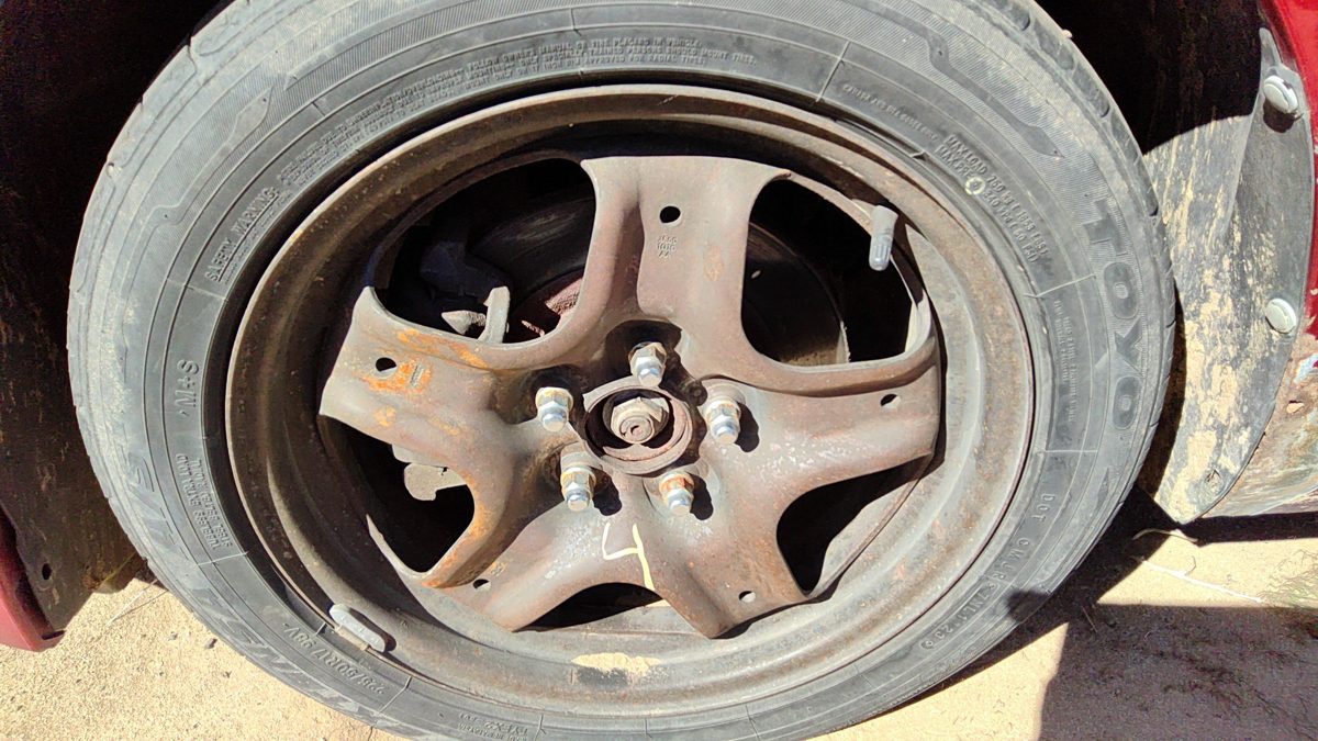 2010 2011 2012 Ford Fusion 17' Steel Wheel Oem Factory 5 Spoke Rim #4 Ae5z1015a