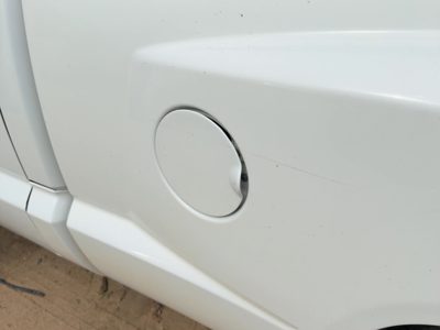 1997-2011 Dodge Dakota Fuel Tank Door With Hinge Gas Lid Oem Filler White Pw7