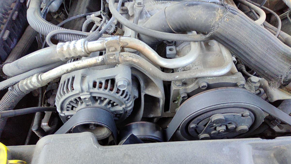 2000 Dodge Durango Mount Bracket Set For Alternator Oem