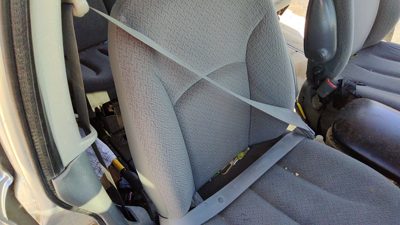05-07 Caravan Passenger Right Front Seat Belt Retractor Shoulder D5 Slate Gray