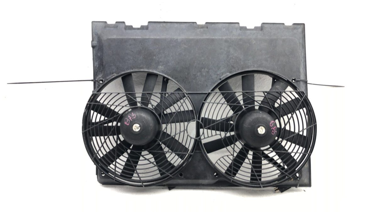 1994-1995 Mercedes E320 Electric Cooling Fan Assembly Oem With Motors 1032000423