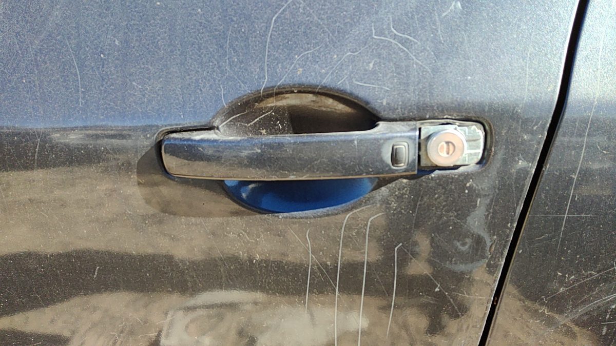 07-13 Nissan Altima Driver Left Front Outside Door Handle K50 Dark Slate 4 Door