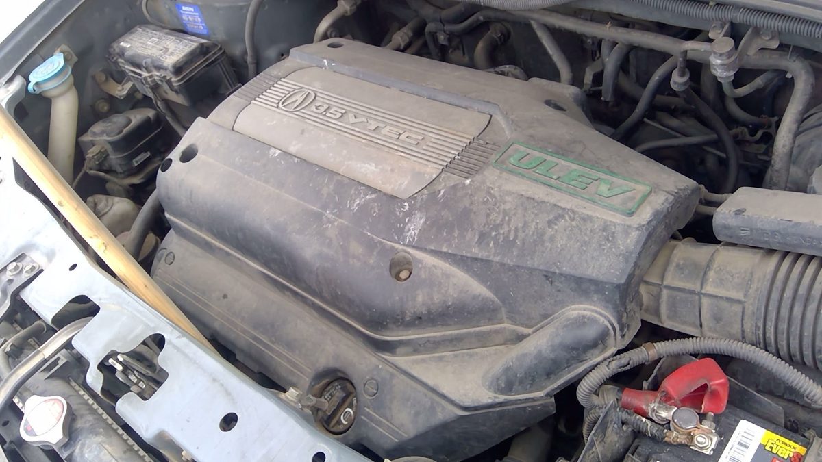 2001-2002 Acura Mdx Complete Engine Cover Assembly All Pieces Oem 3.5L At Awd