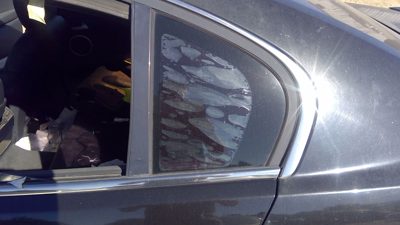 2008-2009 Pontiac G8 Driver Left Rear Vent Window Back Door Glass With Frame Oem
