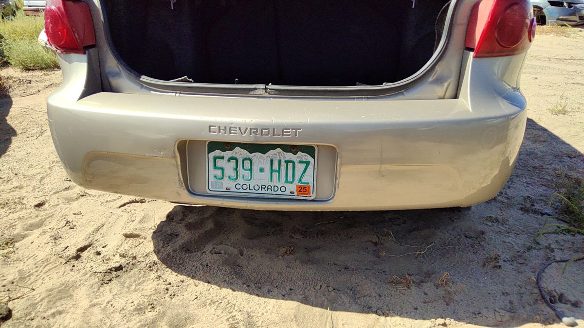 2003-2005 Chevy Cavalier Rear Bumper Cover Assembly Oem Back Gold 49U 12335580
