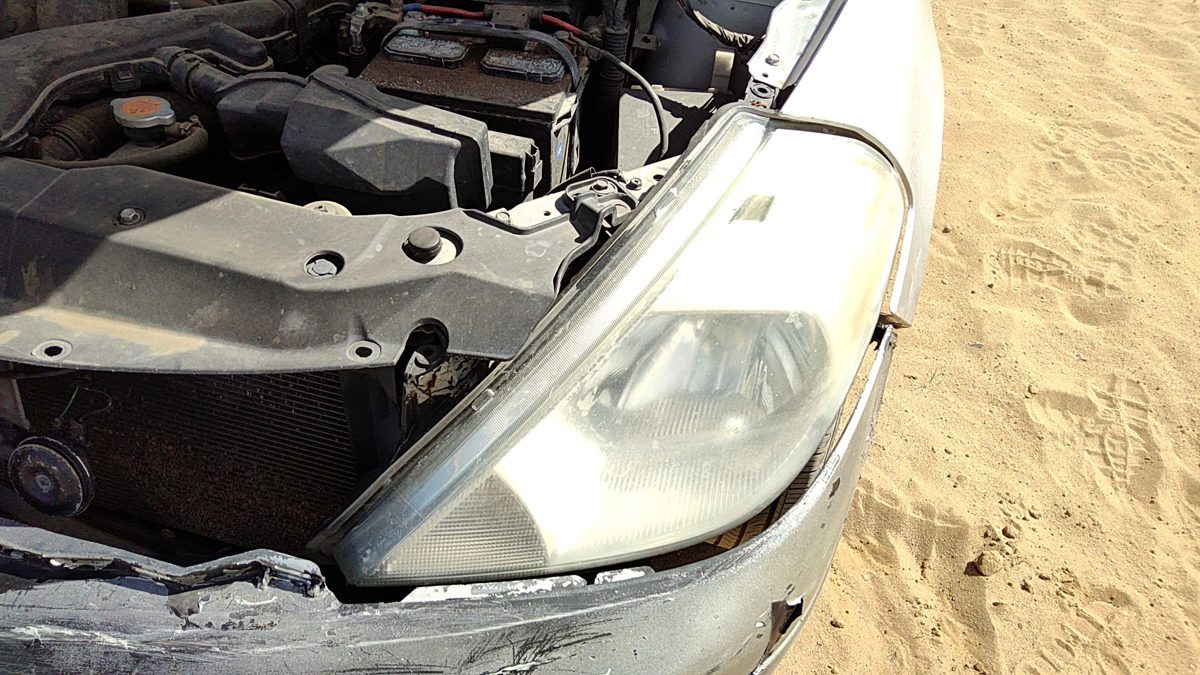 2007-2011 Nissan Versa Driver Left Head Light Oem Front Lamp 26060Em30A