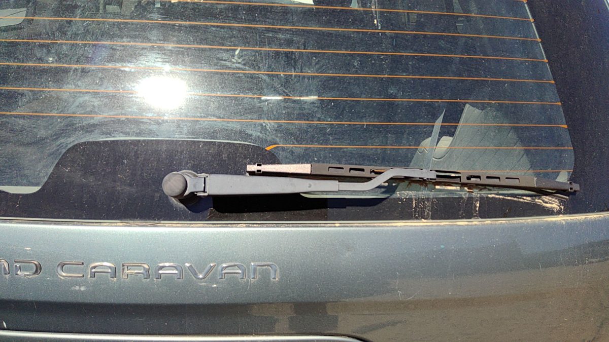 01-07 Dodge Caravan Back Glass Wiper Arm Oem Rear Window Blade Liftgate Hatch