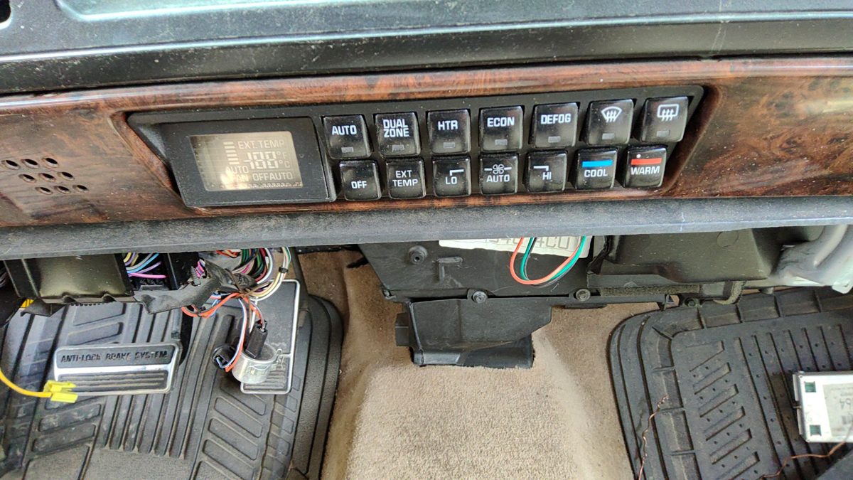 91-94 Park Ave Ultra Temperature Control Module In Dash Heater Ac Unit 19153487