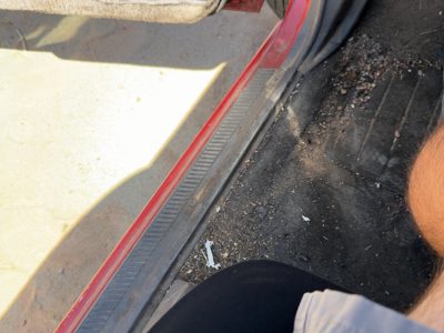 1994 Nissan Pathfinder Driver Left Lower Sill Step Moulding Trim Panel Oem Gray