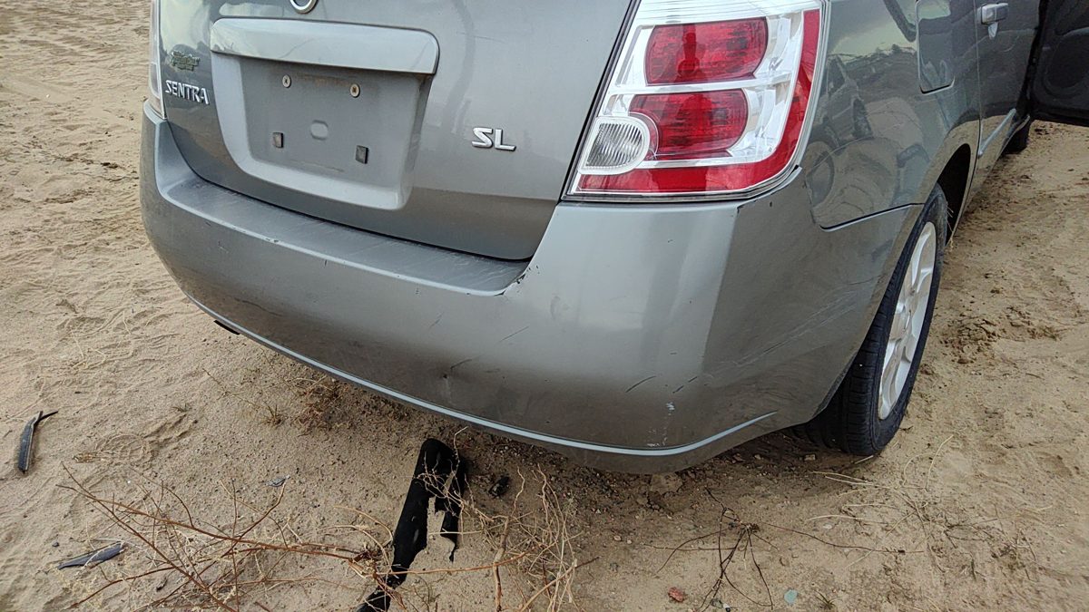 2007-2008 Nissan Sentra Rear Bumper Cover Assembly Oem Back Gray K36 2.0L